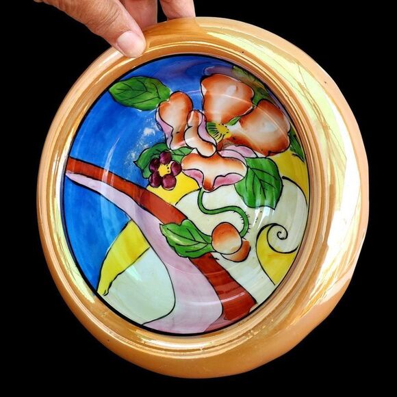 Lusterware Bowl Vintage Lustre ware Made in Japan 8 Inch - Picture 1 of 10